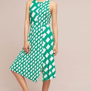 Tracy Reese anthropologie green dress NWT, large